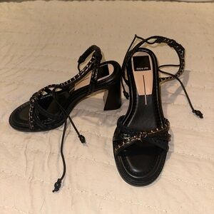 Dolce Vita Black Strappy Heels